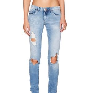 Blank NYC distressed skinny in Good Vibes size 30